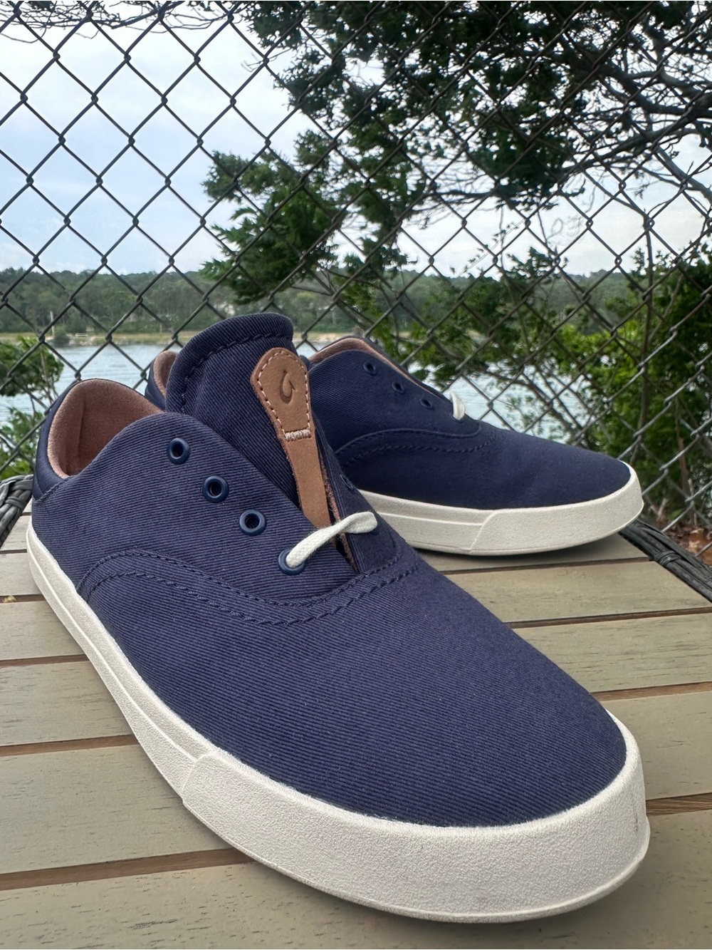 Women Olukai Kohl Sneaker Navy #20516-5454 (Size 7 1/2) Barely Worn